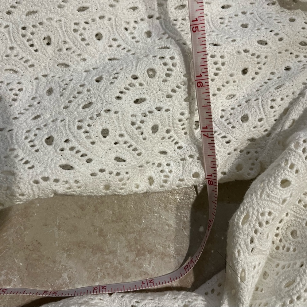 Sezane Olympe Cotton Eyelet Top FR36 US4 - Picture 8 of 10